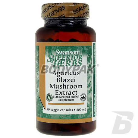 Swanson Agaricus Blazei Mushroom extract - 90 kaps.