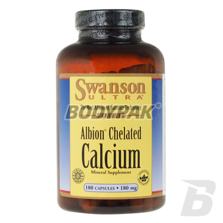 Swanson Albion Chelated Calcium 180mg - 180 kaps.