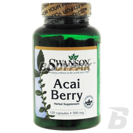 Swanson Acai Berry 500mg - 120 kaps.