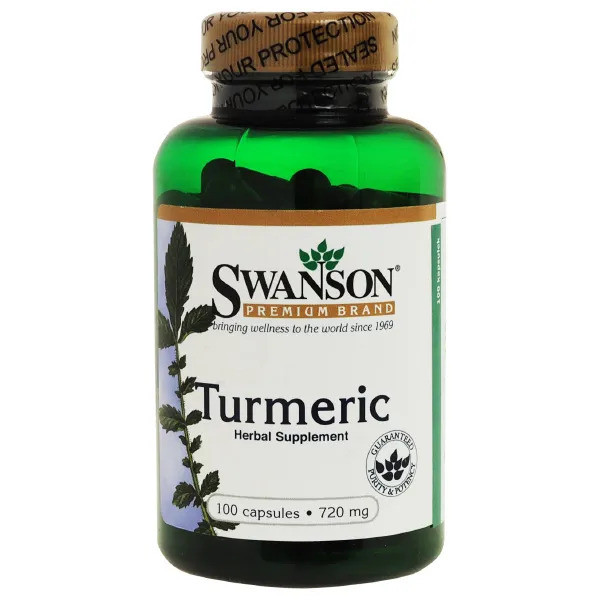 Swanson Tumeric 720mg - 100 kaps.
