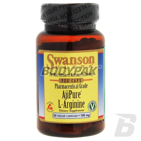 Swanson AjiPure L-Arginine 500mg - 60 kaps.