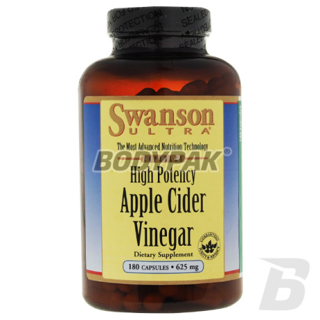 Swanson High Potency Apple Cider Vinegar 625mg - 180 kaps.