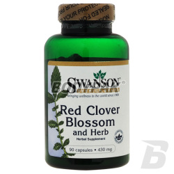 Swanson Red Clover Blossom and Herb 430mg - 90 kaps.