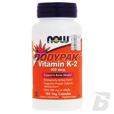 NOW Foods Vitamin K2 100mcg - 60 kaps.