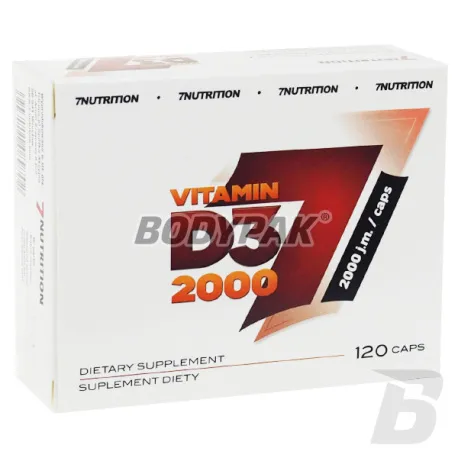7Nutrition Vitamin D3 2000 - 120 kaps.
