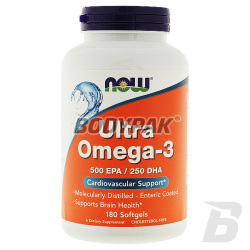 NOW Foods Ultra Omega-3 - 180 kaps.