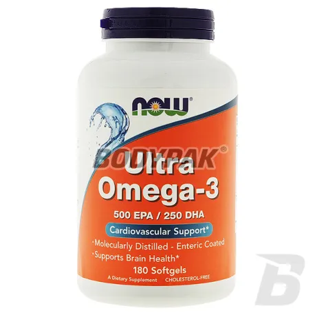 NOW Foods Ultra Omega-3 - 180 kaps.