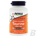 NOW Foods Taurine Double Strength 1000mg - 100 kaps.