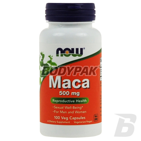 NOW Foods Maca 500mg - 100 kaps.