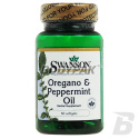 Swanson Oregano & Peppermint Oil - 60 kaps.