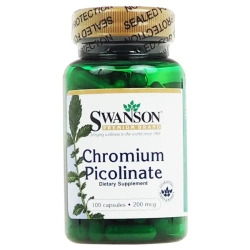 Swanson Chromium Picolinate 200mcg - 100 kaps.