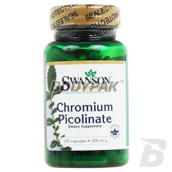 Swanson Chromium Picolinate 200mcg - 100 kaps.