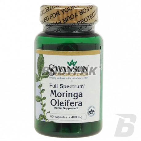 Swanson Full Spectrum Moringa Oleifera 400mg - 60 kaps.