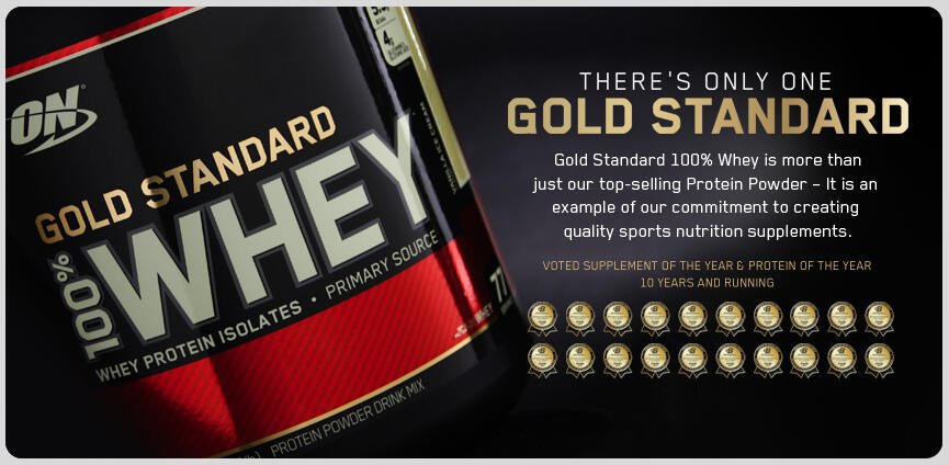 Optimum Nutrition 100% Gold Standard Whey - 908g