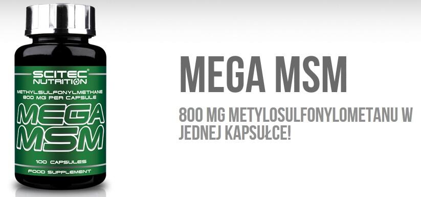 Scitec Mega MSM - 100 kaps.