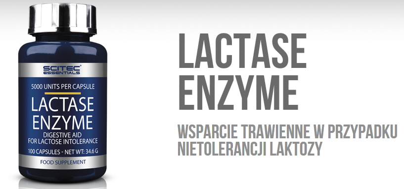 Scitec Essentials Lactase Enzyme - 100 kaps.