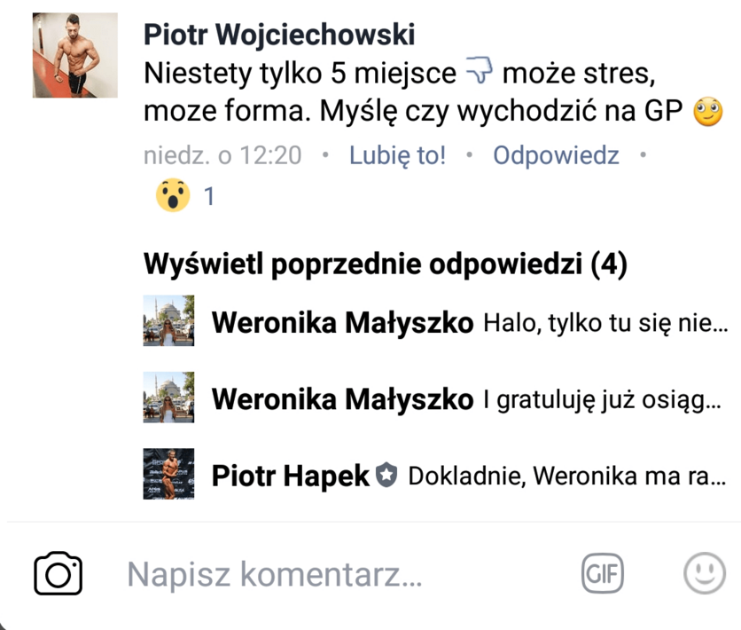 Debiuty w sportach sylwetkowych z punktu widzenia zawodnika, naszego Ambasadora Piotra