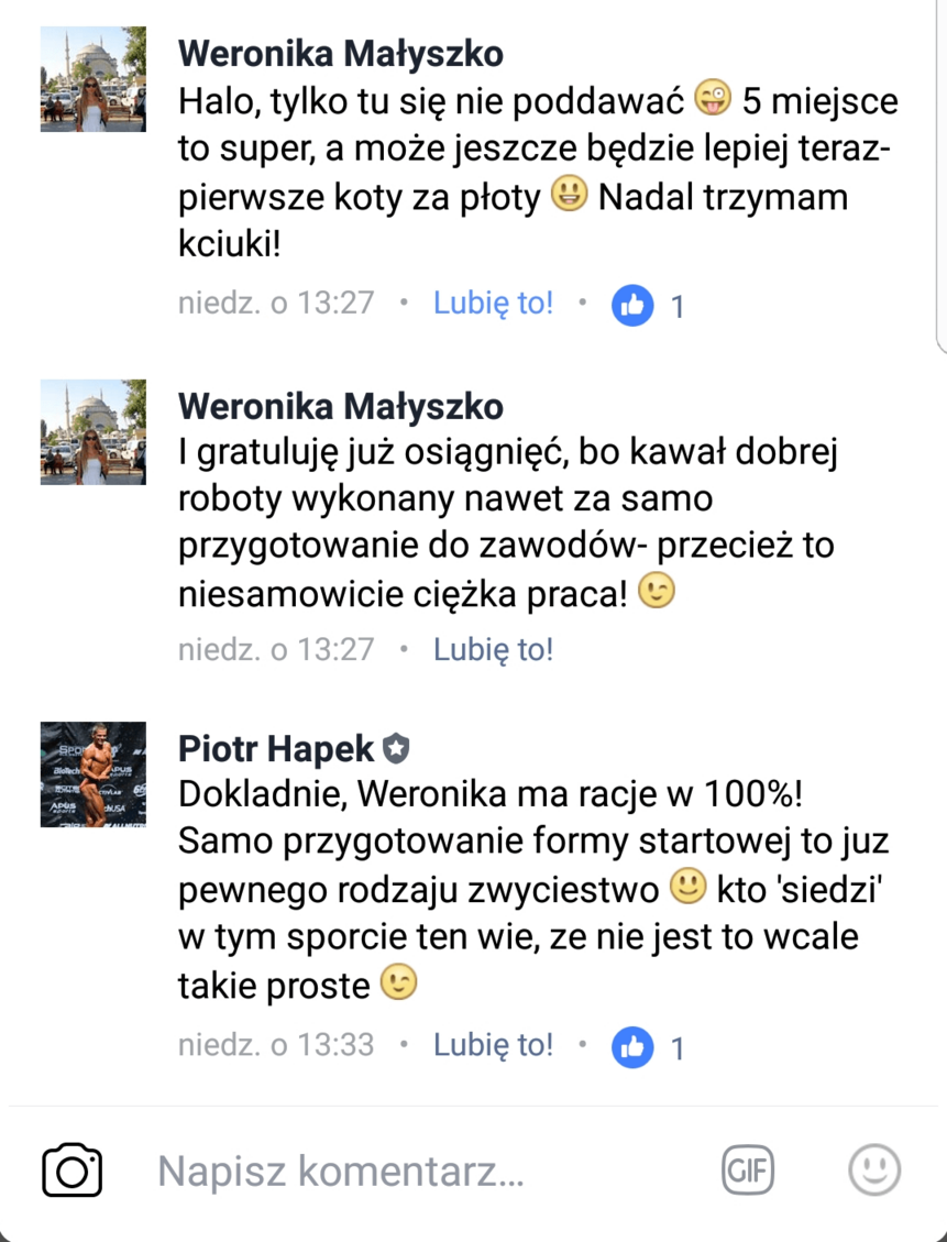 Debiuty w sportach sylwetkowych z punktu widzenia zawodnika, naszego Ambasadora Piotra