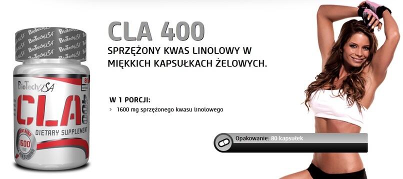 BioTech CLA 400 - 80 kaps.