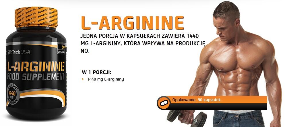 BioTech L-Arginine - 90 kaps.