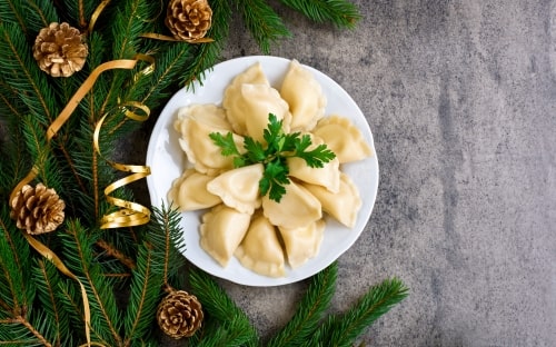 Dietetyczne pierogi z kapustą i grzybami (bez glutenu).jpg