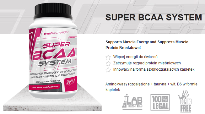 Trec Super BCAA System - 300 kaps.