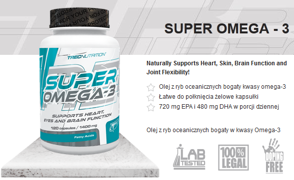 Trec Super Omega-3 - 120 kaps.