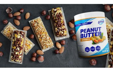 Przepis na domowe, proteinowe batoniki z kremem orzechowym 6PAK Nutrition Peanut Butter