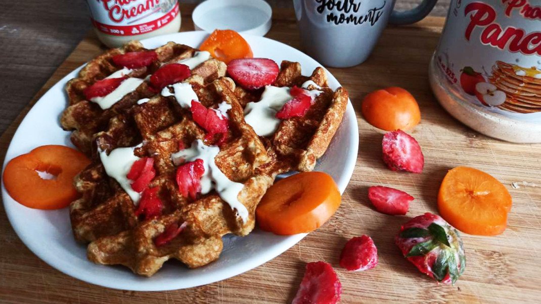 Przepis: Proteinowe gofry