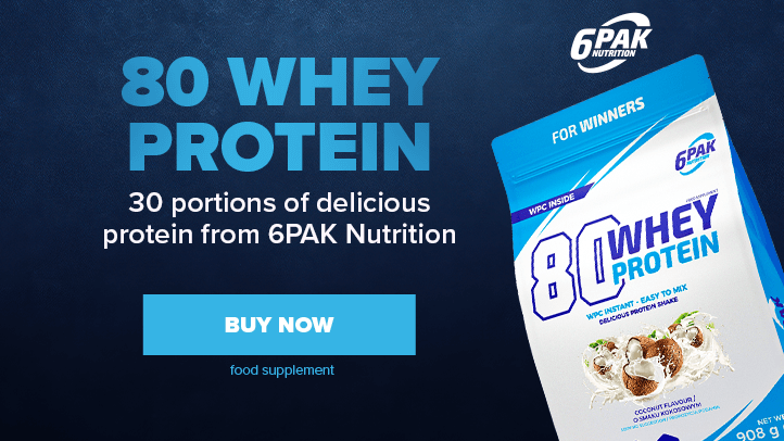 6PAK Nutrition 80 Whey Protein - 908g