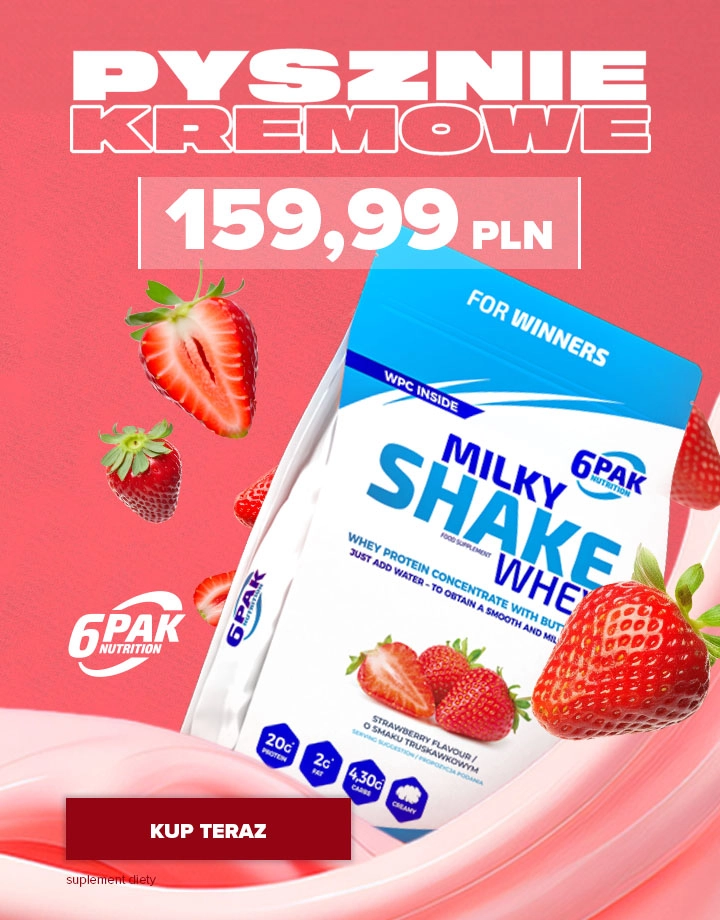Odżywka białkowa 6PAK Nutrition Milky Shake Whey - 1800g