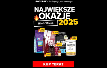 Black Friday 2025 w Bodypak – zestawienie najmocniejszych promocji w listopadzie