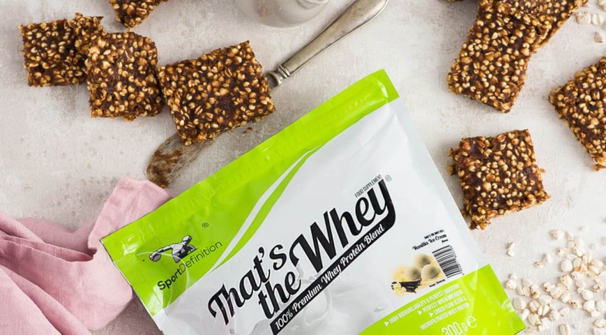 PRZEPIS: Daktylowe batoniki białkowe 